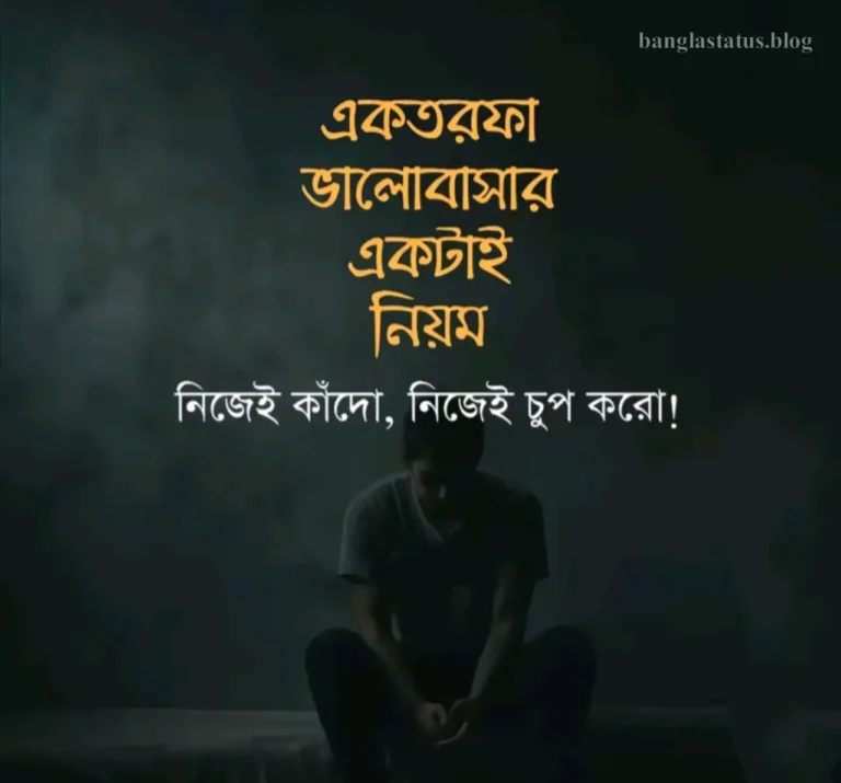 একতরফা ভালোবাসা নিয়ে স্ট্যাটাস