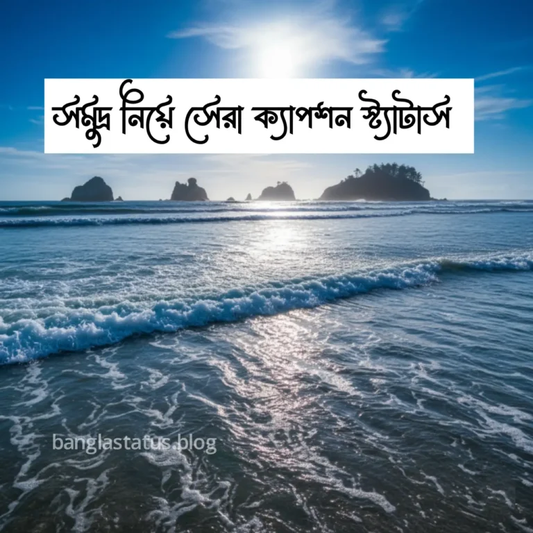 সমুদ্র নিয়ে ছোট ক্যাপশন - সমুদ্র নিয়ে ভালোবাসার ক্যাপশন